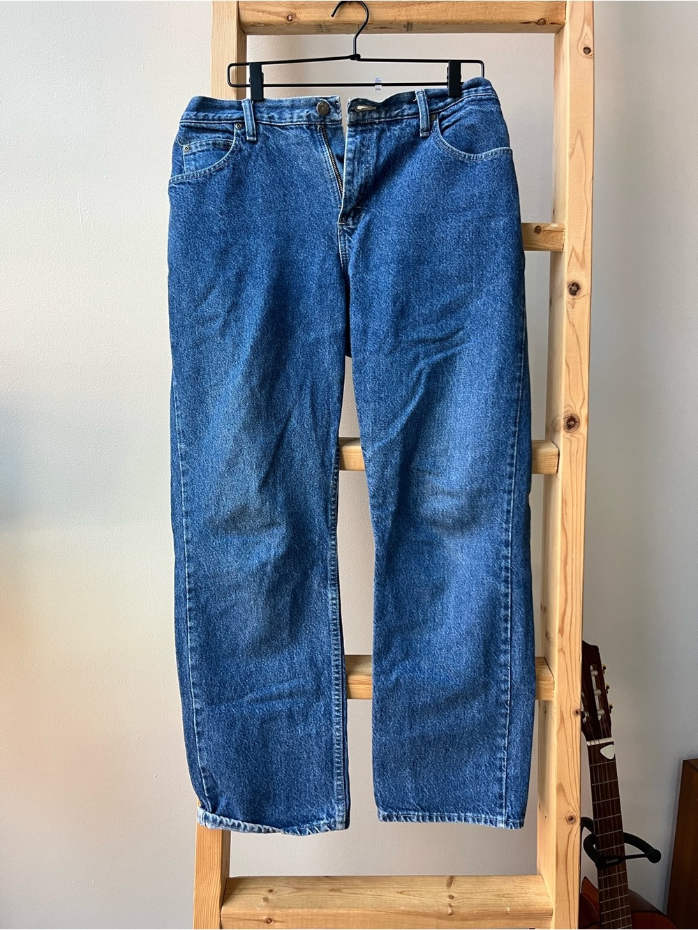 Lee Women's Straight Leg Jeans in Blue Denim